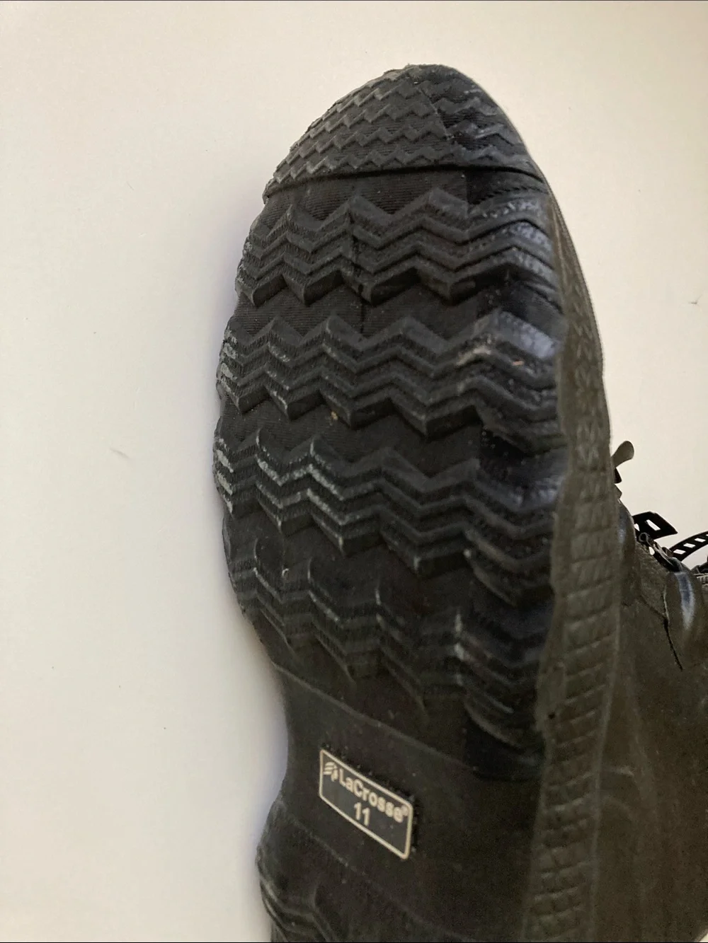 LaCrosse Men’s Black Rubber Rain Working Boots 11 Z Series Overshoe